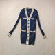 Slim four knitted pocket uniform element