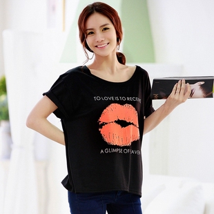 一款这个颜色的T恤上衣,要圆领的,不要露肩,有