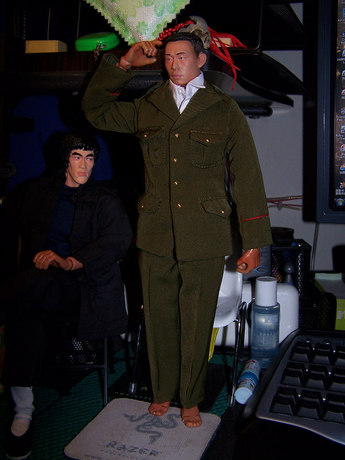 专业定做\/定制 1\/6兵人服装 --西装领国民党军服