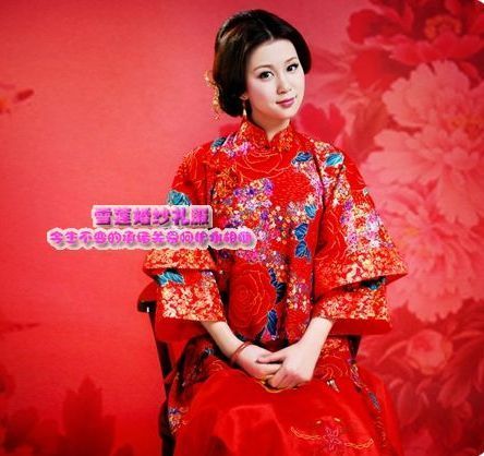 橘子红了 新娘装 秀禾装 古装 演出服 影楼服 主