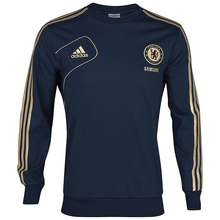 极品泰版12/13Chelsea Sweater切尔西官方热身宝蓝色训练卫衣