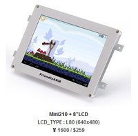 友善之臂Mini210s开发板 L80 8寸触摸屏Cortex-A8 S5PV210开发板