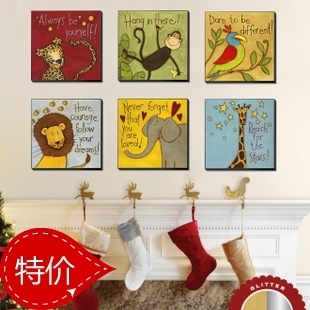 包邮 非洲动物大象狮子猴子长颈鹿豹子 儿童装