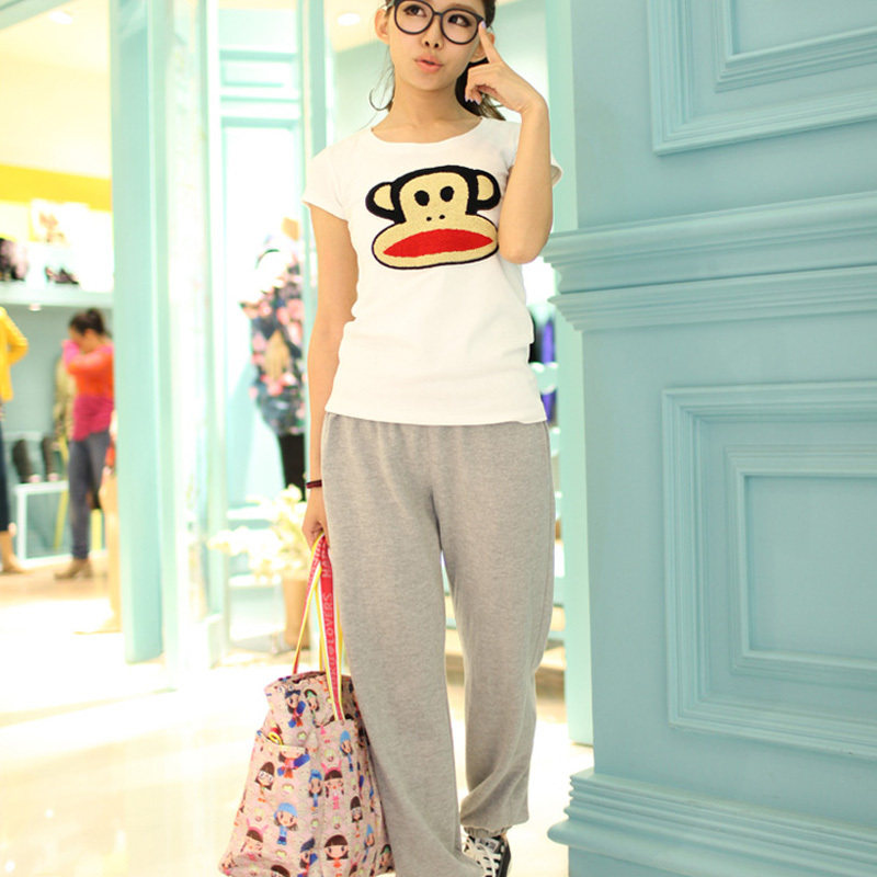 春夏天衣服2014新款<em>少女</em>中学生休闲<em>运动裤</em>女