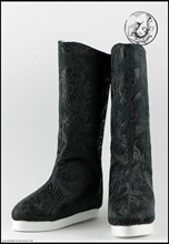 【司天阁】BJD古装鞋-黑色龙纹-古风靴子三分