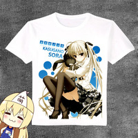 缘之空动漫衣服<em>周边</em> <em>情侣</em> 短袖T恤 春日野 穹妹