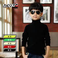 贝贝依依冬季童装大童<em>儿童</em>毛衣 男童<em>高领毛衣</em>