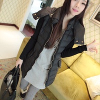 <em>马夹</em>羽绒<em>棉马甲女士</em>款时尚<em>韩版</em>秋<em>冬季</em>背心外套