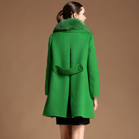 买一赠一林芮格D012-YD162时尚气质羊绒大衣