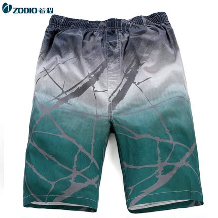 男装纯棉<em>沙滩裤</em> <em>男休闲</em>宽松居家<em>短裤</em> 大裤衩大