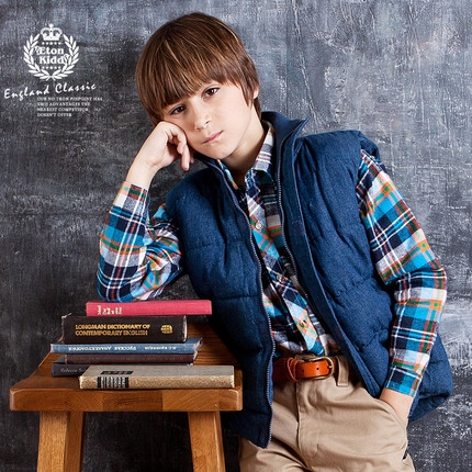 伊顿纪德英伦学院2013新款<em>儿童棉服</em>童装棉马