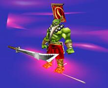 魔兽争霸3冰封王座之剑圣 纸模型 手工制作