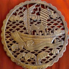 【木雕一帆风顺挂件】最新最全木雕一帆风顺挂