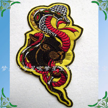 背胶布贴A2ezz14*精美刺绣*龙虎斗*蛇与虎*9c