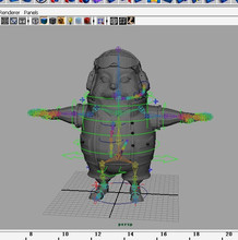 maya max 动画 绑定 刷权重 代做