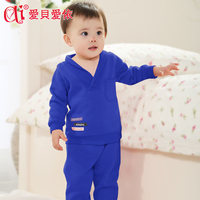 宝宝春装女外套装0-1-2岁男婴儿外出服2件套春