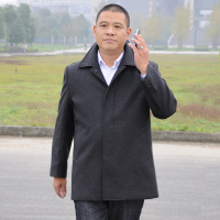 颂爱 中老年男装大衣<em>外套</em> <em>中年男士</em>风衣<em>爸爸装</em>