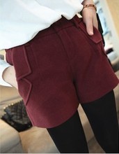 【酒红色<em>毛呢短裤</em>】最新最全酒红色<em>毛呢短裤</em> 