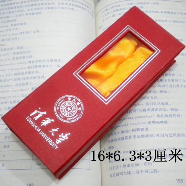 毕业开学 清华北大大学纪念品校徽校训金属书