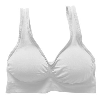 全罩杯女士<em>文胸乳罩</em>背心式无痕固定双肩<em>带海绵</em>