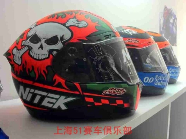 美国顶级NITEK摩托车头盔P1碳纤维全盔MOT