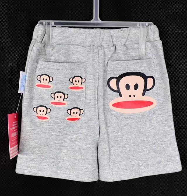 2013儿童韩版新款男童女童<em>宝宝大嘴猴短裤</em>热