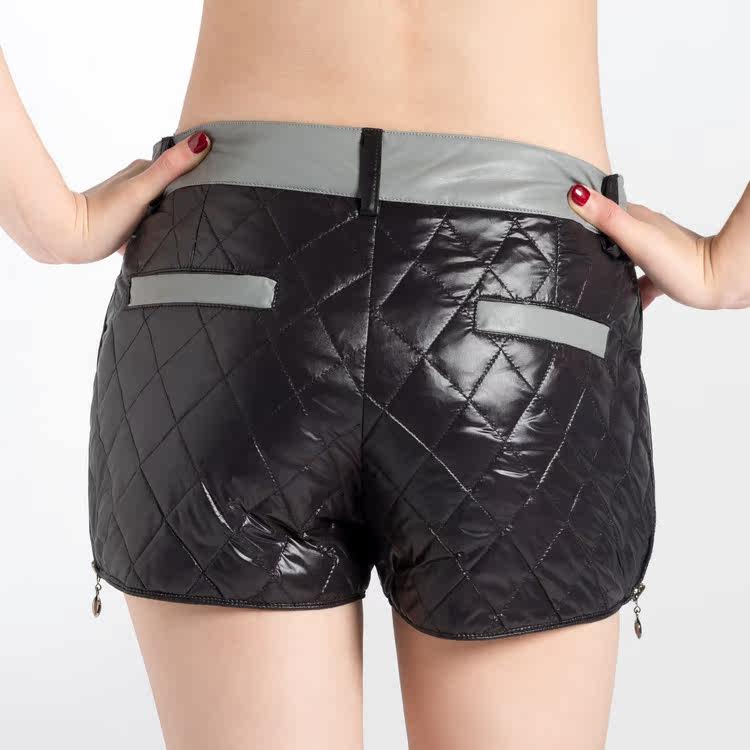 玛娅蒂<em>羽绒短裤</em>女秋冬显瘦<em>韩版</em>厚打底靴裤新款