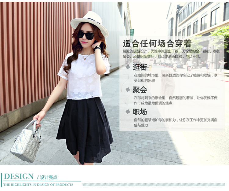 Mssefn2015夏装新款韩版女装圆领欧根纱连衣裙两件套1200