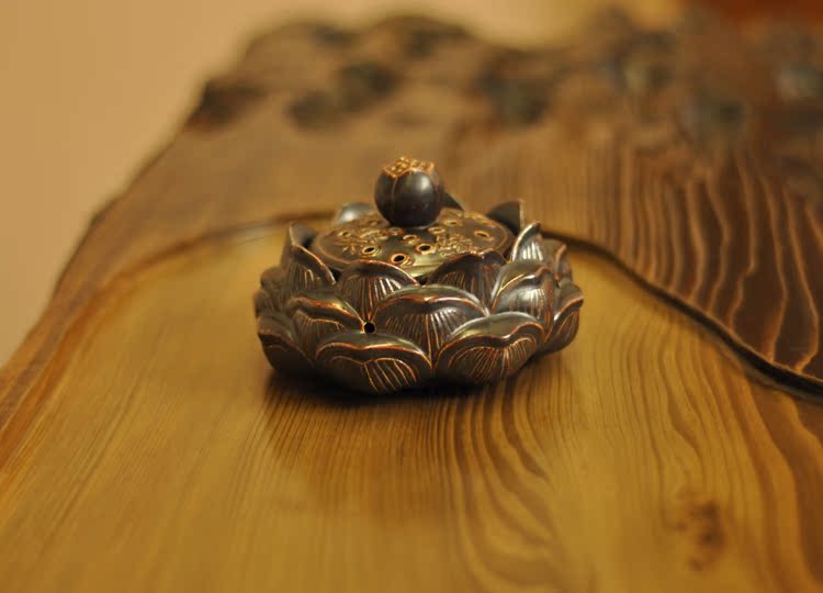 正品打折聚缘香道 莲花香炉 佛教器具用品 小香