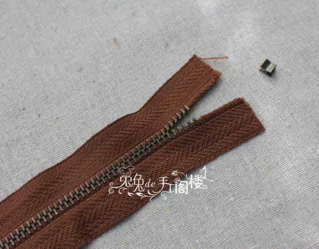 拉链的安装方法