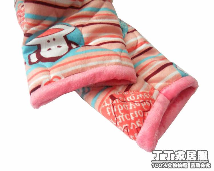【<em>大嘴猴大童</em>男孩女孩冬季<em>珊瑚绒</em>夹棉加厚<em>睡衣</em>