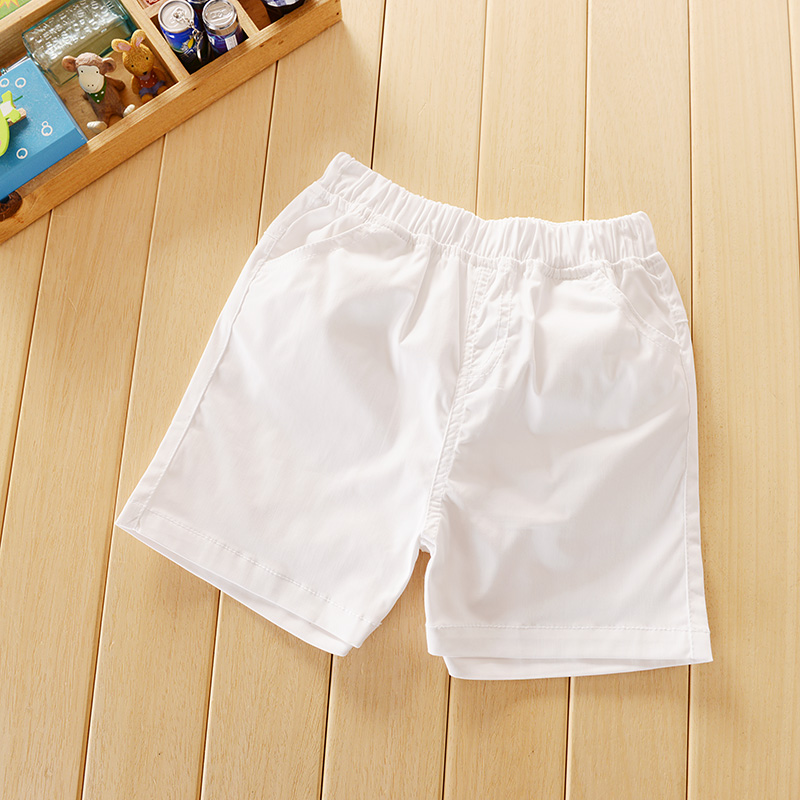 儿童短裤白色纯棉裤子男童女童短裤童装裤子 特价包邮