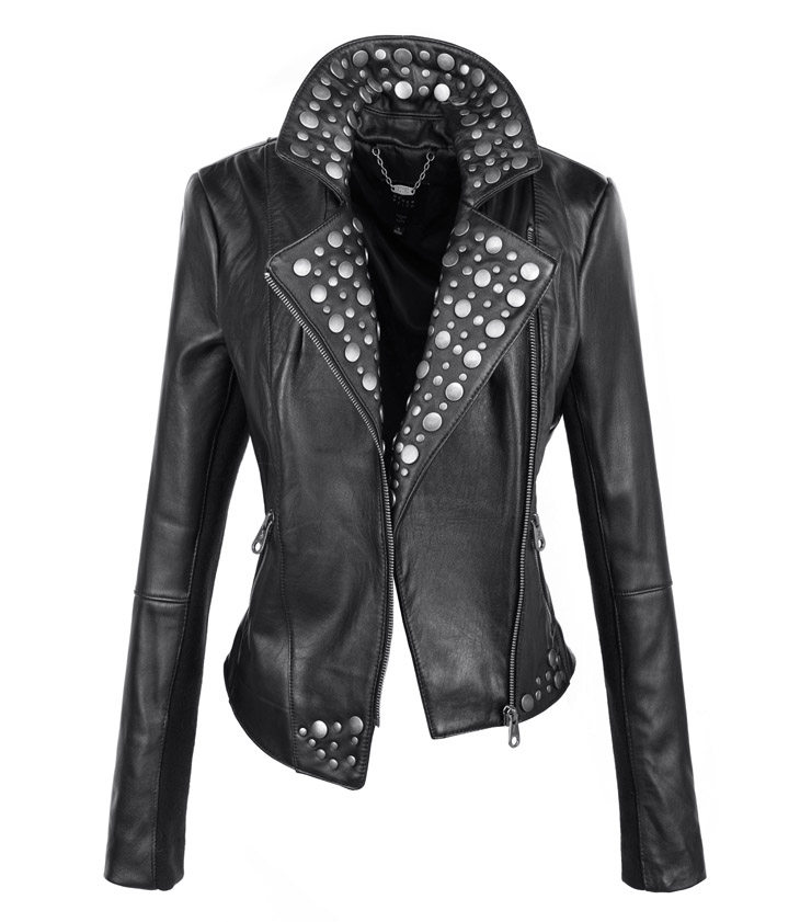 authentic women leather jacket