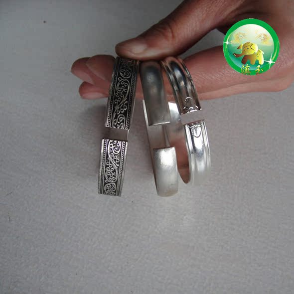 【云南【滇玉】品牌 925银手镯 少数民族银饰