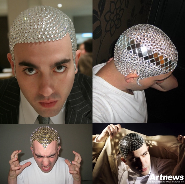 <em>光头</em>上的艺术 - 顽兔