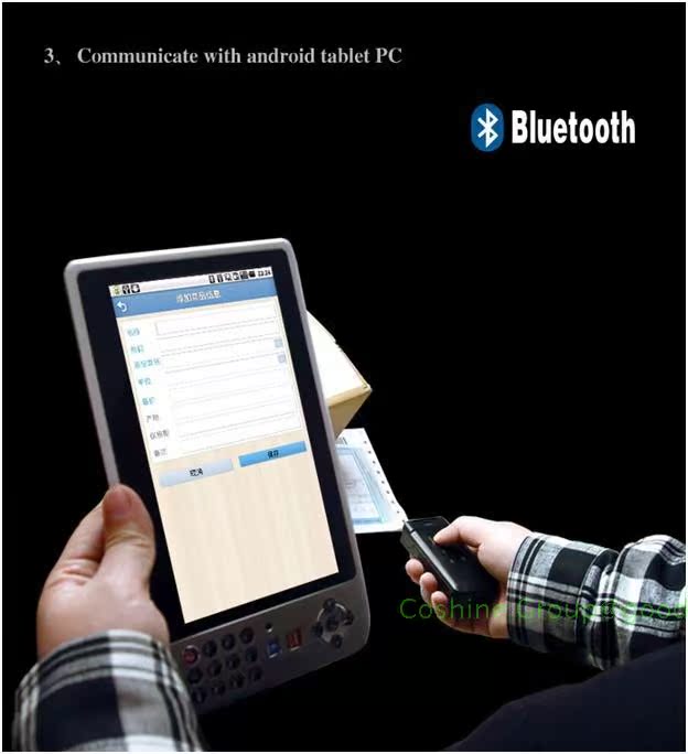 CT-20 Mini Portable Wireless Bluetooth Barcode Scanner for Apple iOS