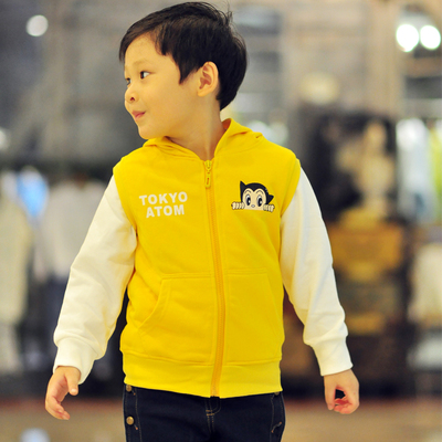 童装<em>春秋</em>2014新款<em>男童</em>纯棉<em>马甲背心</em>儿童加厚