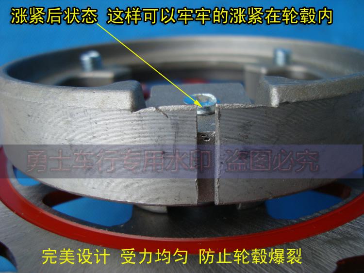 电动车后碟刹改装110后鼓刹双泵加大abs无需打孔2.2米【左装】