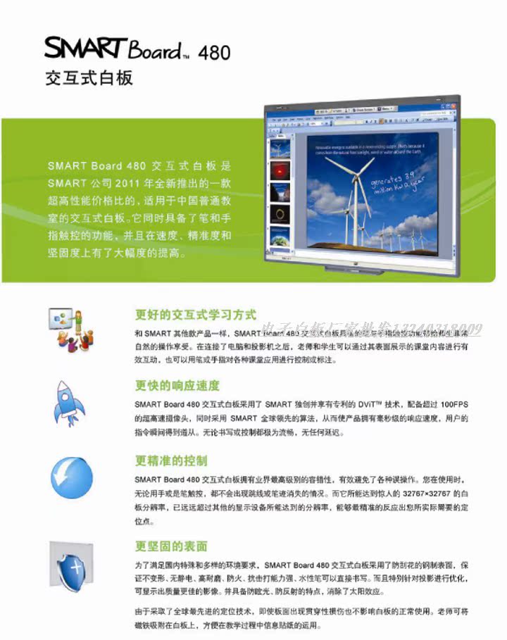Интерактивная доска Smart Board SB480 DVIT, купить в интернет магазине Nazya.com