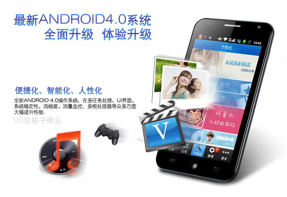 Планшет ONN V8 GPS Планшет ONN V8 GPS
