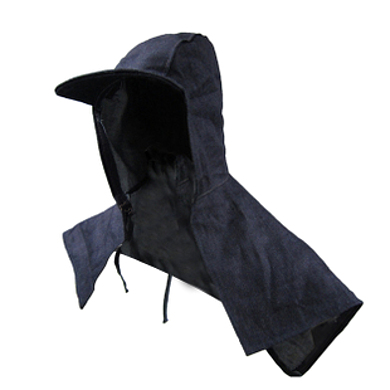 头部防护-风帽 劳保披风帽 防尘帽 披肩帽 牛仔