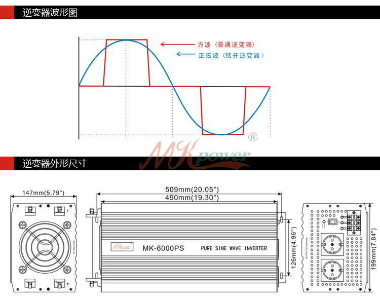 【厂家供应直流110V转交流220V纯正弦波逆变