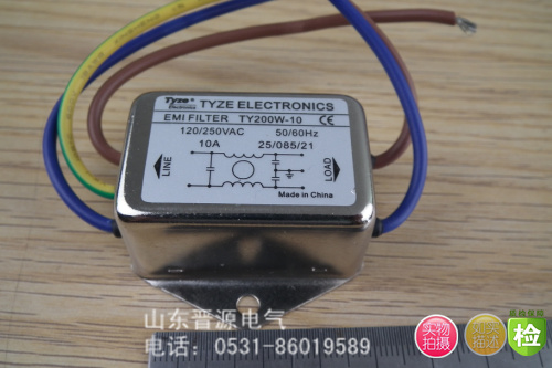 【250V 10A单向滤波器220V单项滤波器接线式