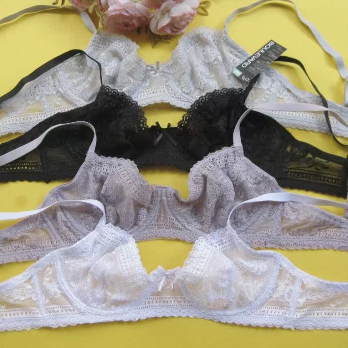 外单内衣 蕾丝杯超薄<em>文胸</em>女<em>胸罩</em> 75<em>B 80B80</em>C