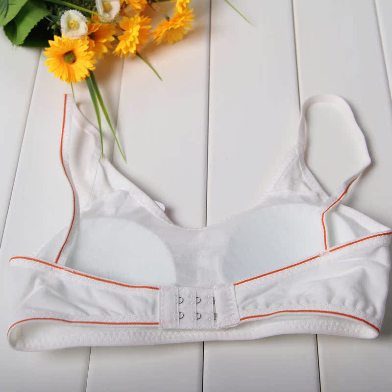 棉质<em>面料</em>013薄模杯无钢圈<em>海棉</em>内衣女涤棉钻饰