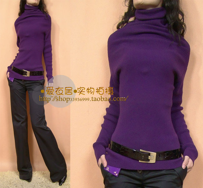 Свитер женский King's Knit K016 016 хлопок осень 2012 длинный рукав классический рукав воротник-хомут Свитер женский King's Knit K016 016 хлопок осень 2012 длинный рукав классический рукав воротник-хомут повседневный стиль