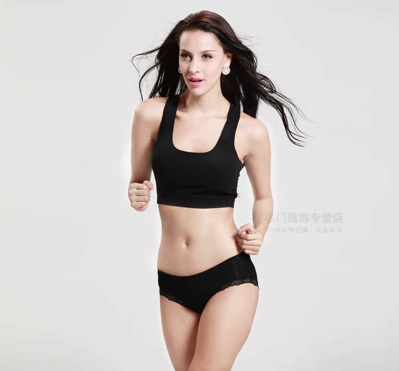 <em>文胸</em>式纯棉运动背心莫代尔<em>工字U型</em>跑步健美无