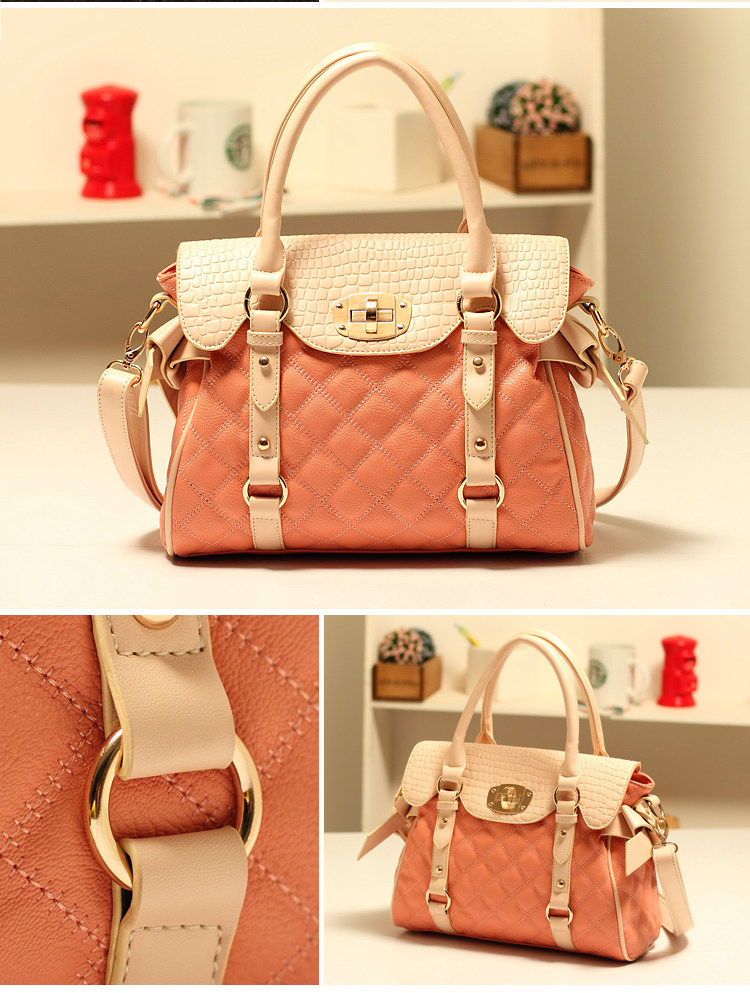 <em>天猫</em> <em>淘宝商城</em>沐鱼包包2012新款<em>女包</em>潮格菱撞