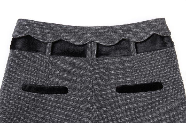 批发采购女式休闲裤-毛呢<em>短裤短裤冬阔腿</em>裤胖