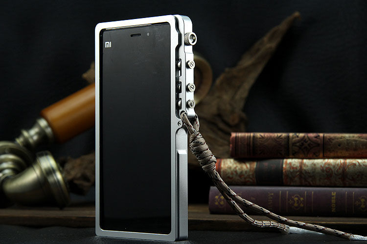 SIMON Mechanical Arm Trigger Aluminum Alloy Metal Bumper Outdoor Case Cover for Xiaomi Mi 3